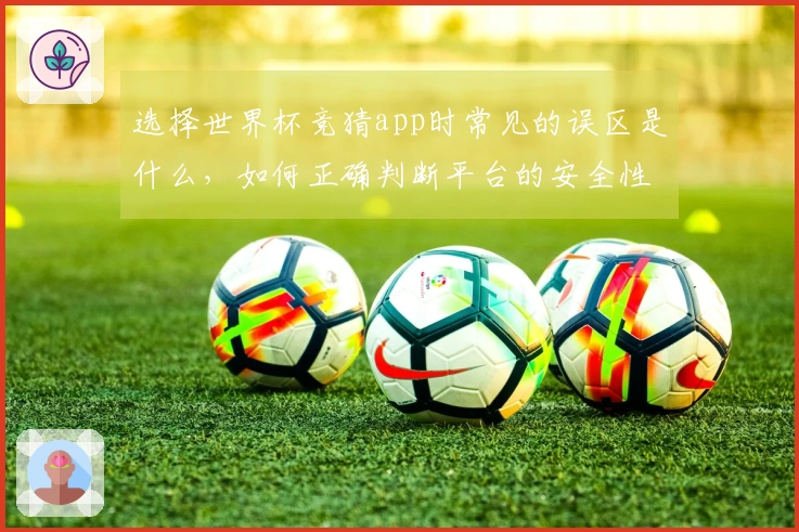 选择世界杯竞猜app时常见的误区是什么，如何正确判断平台的安全性和可靠性
