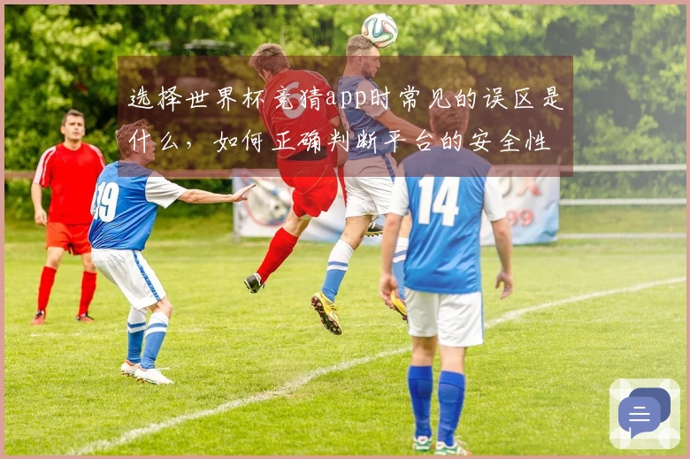 选择世界杯竞猜app时常见的误区是什么，如何正确判断平台的安全性和可靠性
